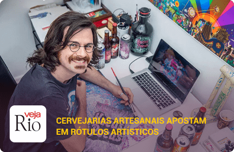 Cervejarias artesanais apostam em rótulos artísticos