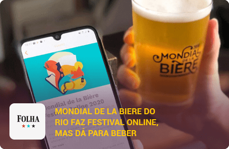 Mondial de la biere do rio faz festival online, mas dá para beber